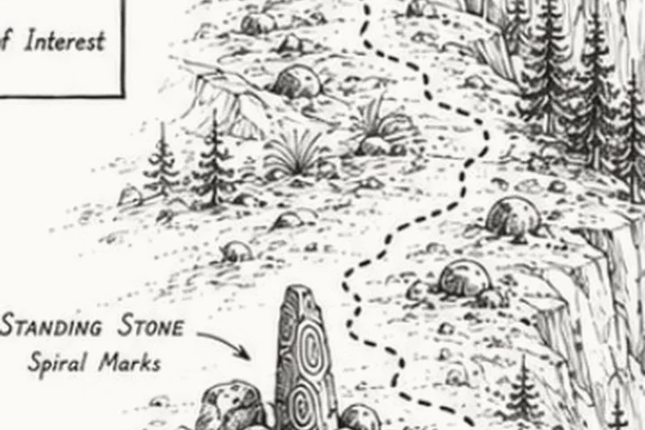 Standing Stone Spiral Marks